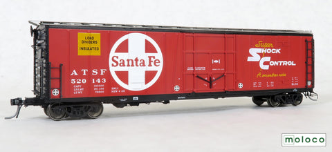 21001 ATSF Topeka built Bx-94 50' XMLI 10'0" Offset Door, Del. 3-65