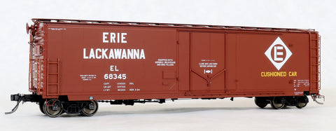 11011 EL Delivery CUSHIONED CAR, GA 50' RBL Sill 1 10'6" Offset Door Wide Rods