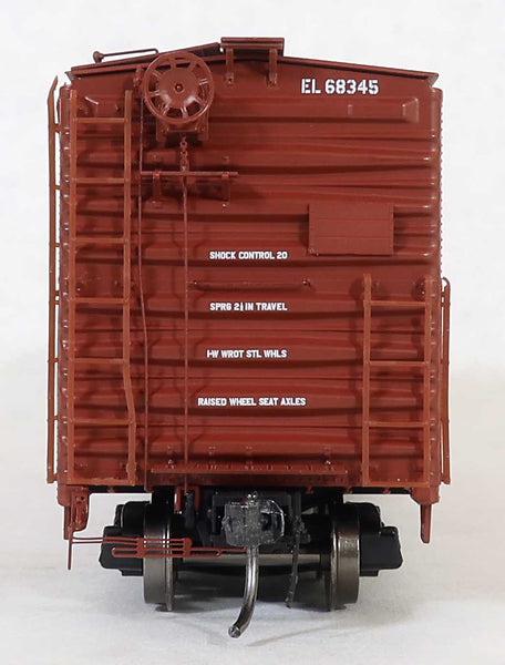 11011 EL Delivery CUSHIONED CAR, GA 50' RBL Sill 1 10'6" Offset Door Wide Rods