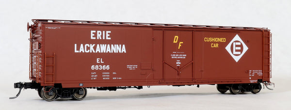 11021 EL Delivery DF-CUSHIONED CAR, GA 50' RBL Sill 1 10'6" Offset Door Wide Rods