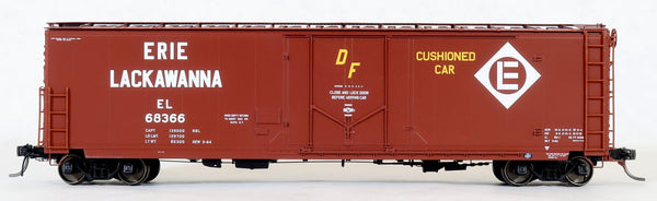 11021 EL Delivery DF-CUSHIONED CAR, GA 50' RBL Sill 1 10'6" Offset Door Wide Rods