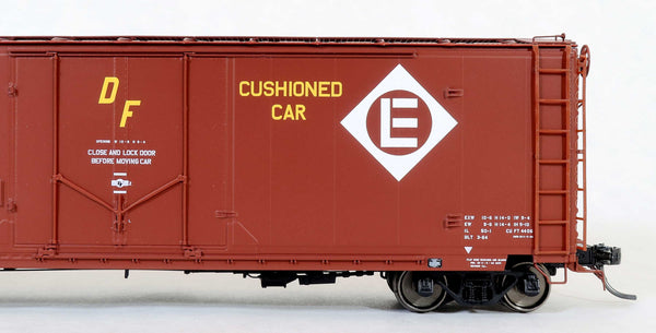 11021 EL Delivery DF-CUSHIONED CAR, GA 50' RBL Sill 1 10'6" Offset Door Wide Rods