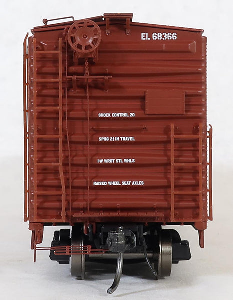 11021 EL Delivery DF-CUSHIONED CAR, GA 50' RBL Sill 1 10'6" Offset Door Wide Rods