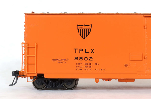 13034  TPLX repaint STL 12-70, GA 50' RBL Sill 1 10'6" Offset Door Narrow Rods
