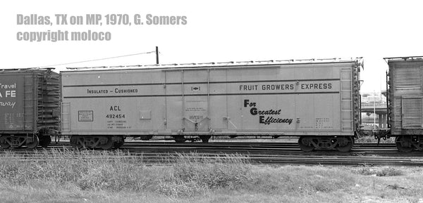 33031 ACL Repaint JAX 4-67, FGE 50' RBL Plt B 7+7R 10-1 Ctr Door