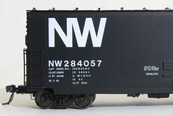 13007 NW ex-NKP DE-3-80 repaint, GA 50' RBL Sill 1/ 10'6" Offset Door/ Narrow Rods