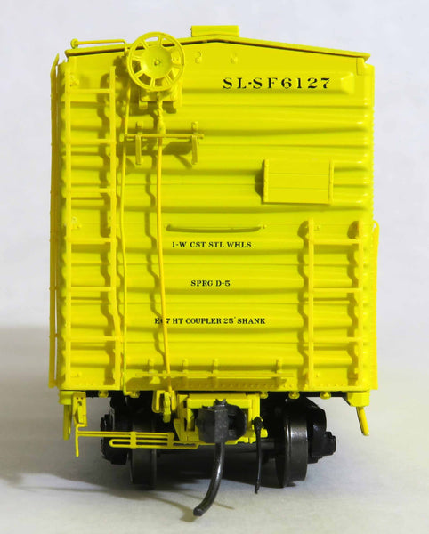 13029 SLSF 6127 NEW 9-63 repaint SN 5-73, GA 50' RBL Sill 1/ 10'6" Offset Door/ Narrow Rods